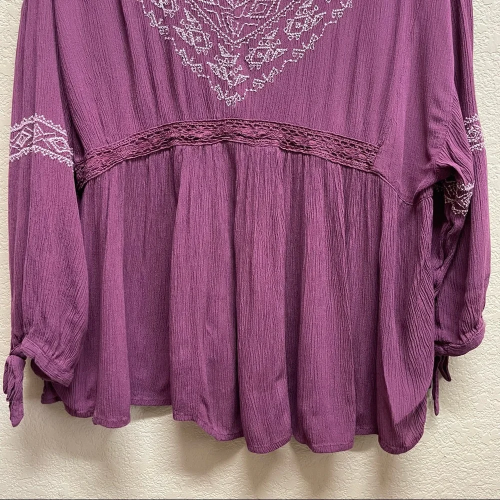 🛍3/$15🛍 JUSTICE Girls Peplum Tunic Top size 14/16 Mauve
